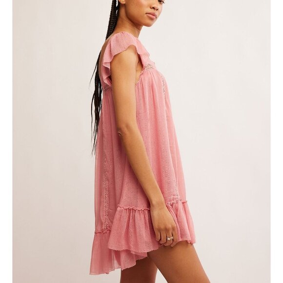 FREE PEOPLE Olivia Dress / Flamingo size Small NWT‎ - Picture 3 of 7